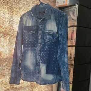 Denim Blue A-Line Skirt